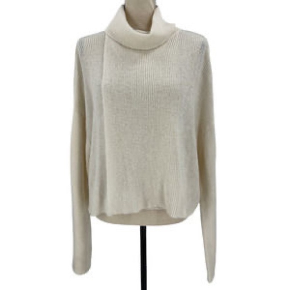 JOA surplice turtleneck sweater